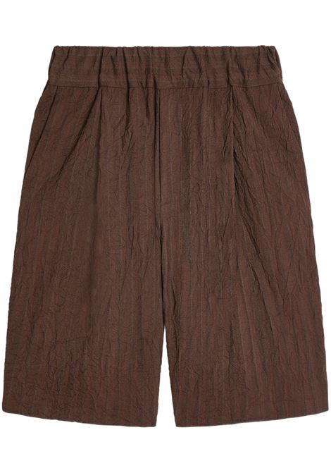 Chocolate brown Plato bermuda shorts dries van noten - men DRIES VAN NOTEN | 2510209531504703